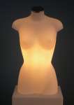 1080 manichino busto donna luminoso