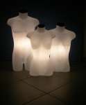 1088 busti luminosi torso uomo donna tappo