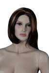 1385 parrucca viso manichino donna realistico