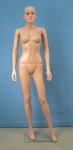 171 MANICHINO FRONTALE DONNA CON VISO TRUCCATO REALISTICO