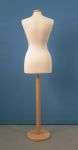 221 MANICHINO DONNA PER SARTORIA CON BASE LEGNO TONDA