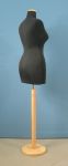 238 BUSTO DONNA SARTORIALE PER NEGOZI TAGLIE COMODE BASE LEGNO TONDA