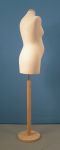 262 MANICHINO DONNA BASE LEGNO TONDA PER SARTORIA PREMAMAN