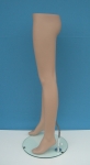 2930 display gambe donna realistiche base forma circolare vetro attacco polpaccio