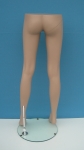 2932 display gambe donna color carne per pantaloni biancheria base rotonda in vetro