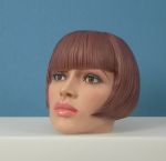 341 MAKE UP TESTA CAPELLI SCOLPITI DONNA MANICHINO REALISTICO