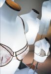 358 LUMINOSO ESPOSITORE PORTACAMICIE DONNA UOMO BASE METALLO TORSO