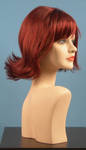 4539 parrucca donna rossa sintetica