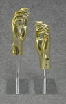 4826 mani con base regolabile oro portagioielli orologi