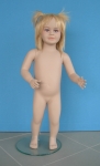 69 MANICHINO BAMBINA BABY BASE VETRO PARRUCCA