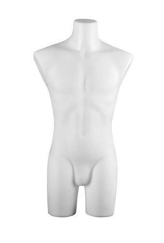 011 TORSO U TS SLIM 18 - Torso per abbigliamento da uomo in plastica