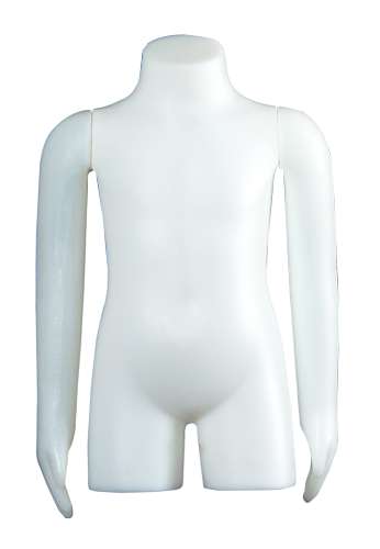 011 TS014 - Torso per abbigliamento da bambino-a con braccia diritte (6-18 mesi).