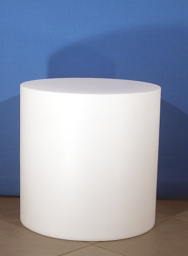 012 CILINDRO 50 - Base cilindrica H cm.50 in plastica