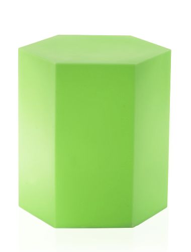 012 ESAGONO50 - Esagono display H cm.50 in plastica